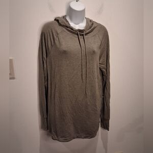 Recreation Size L Grey Super Soft Modal Blend Hoodie